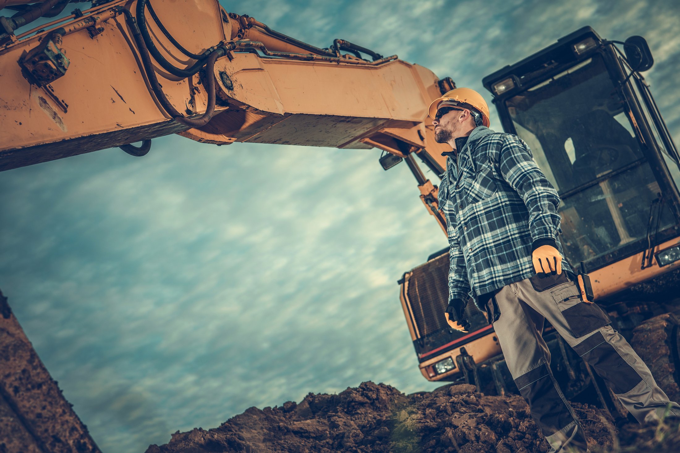 Excavator Operator at Work